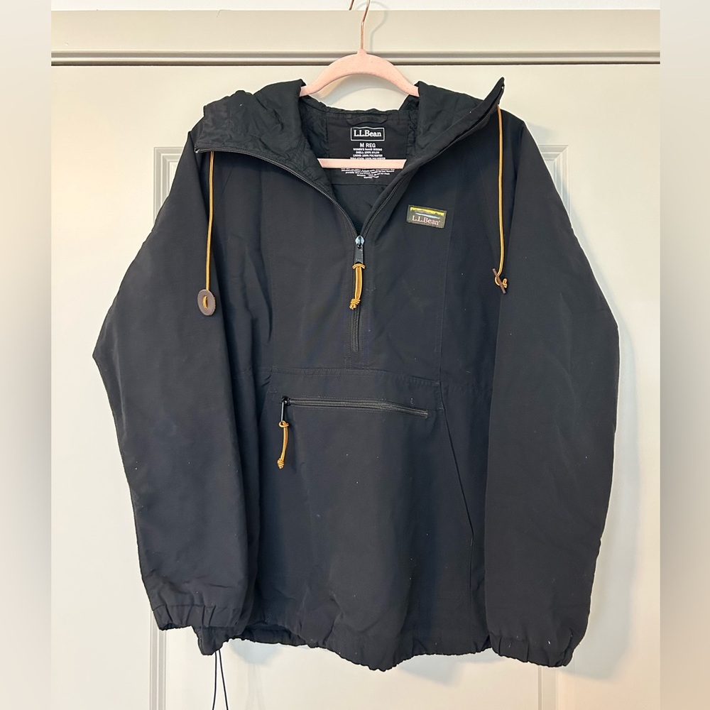 L.L.Bean Half Zip Rain Jacket